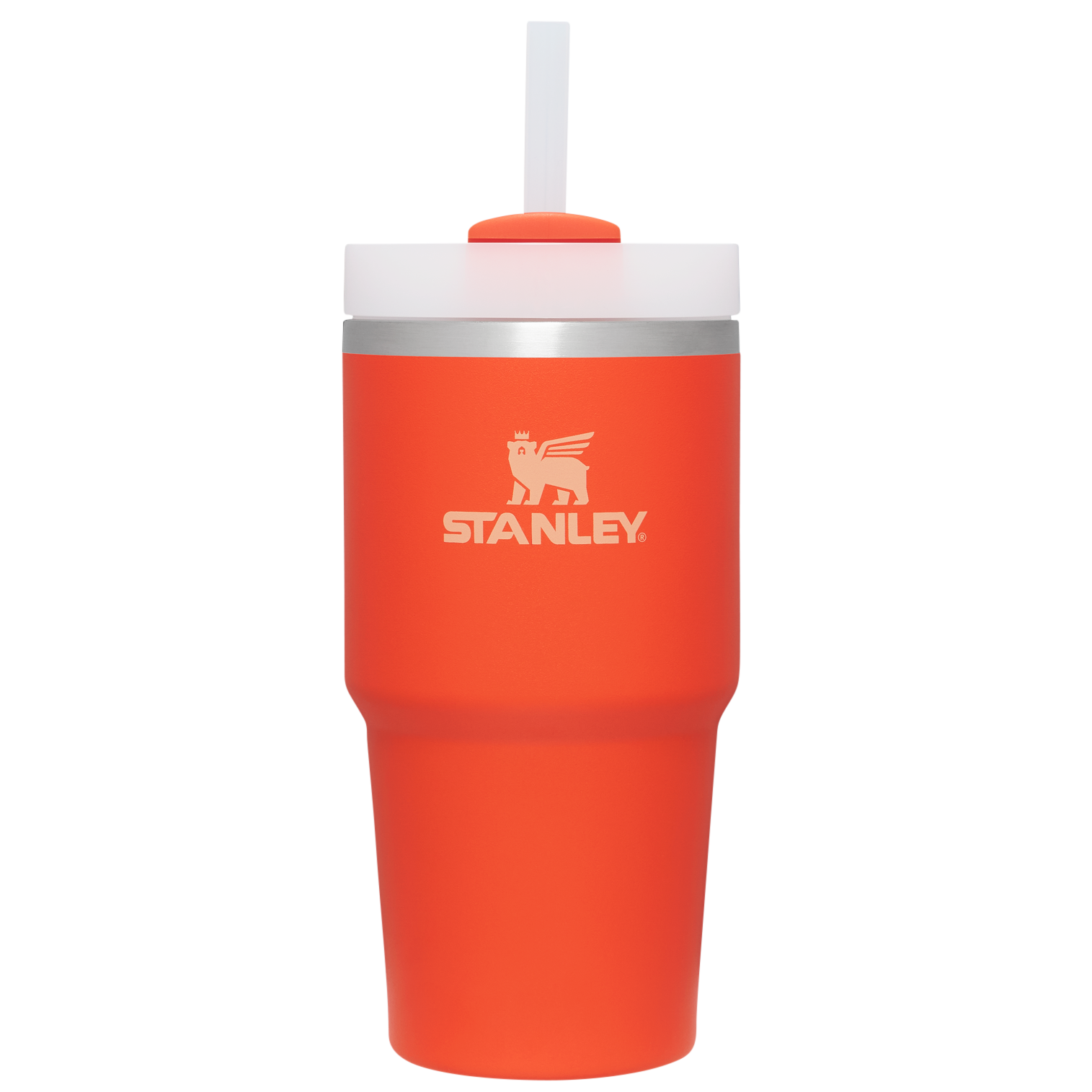 Insulated Travel The Quencher H2.0 Flowstate Tumbler D030T - Premium Stainless Steel Straw Cup for All-Day Hydration - Tigerlily