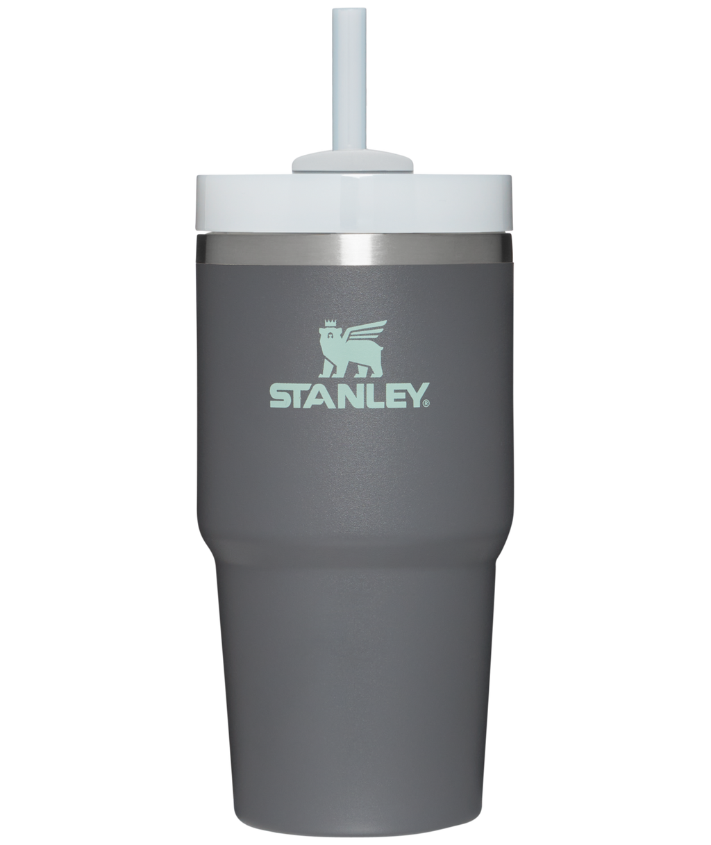 Car-Cup Friendly The Quencher H2.0 Flowstate Tumbler | Stanley Create D330L - Premium Stainless Steel Straw Cup for All-Day Hydration - Charcoal