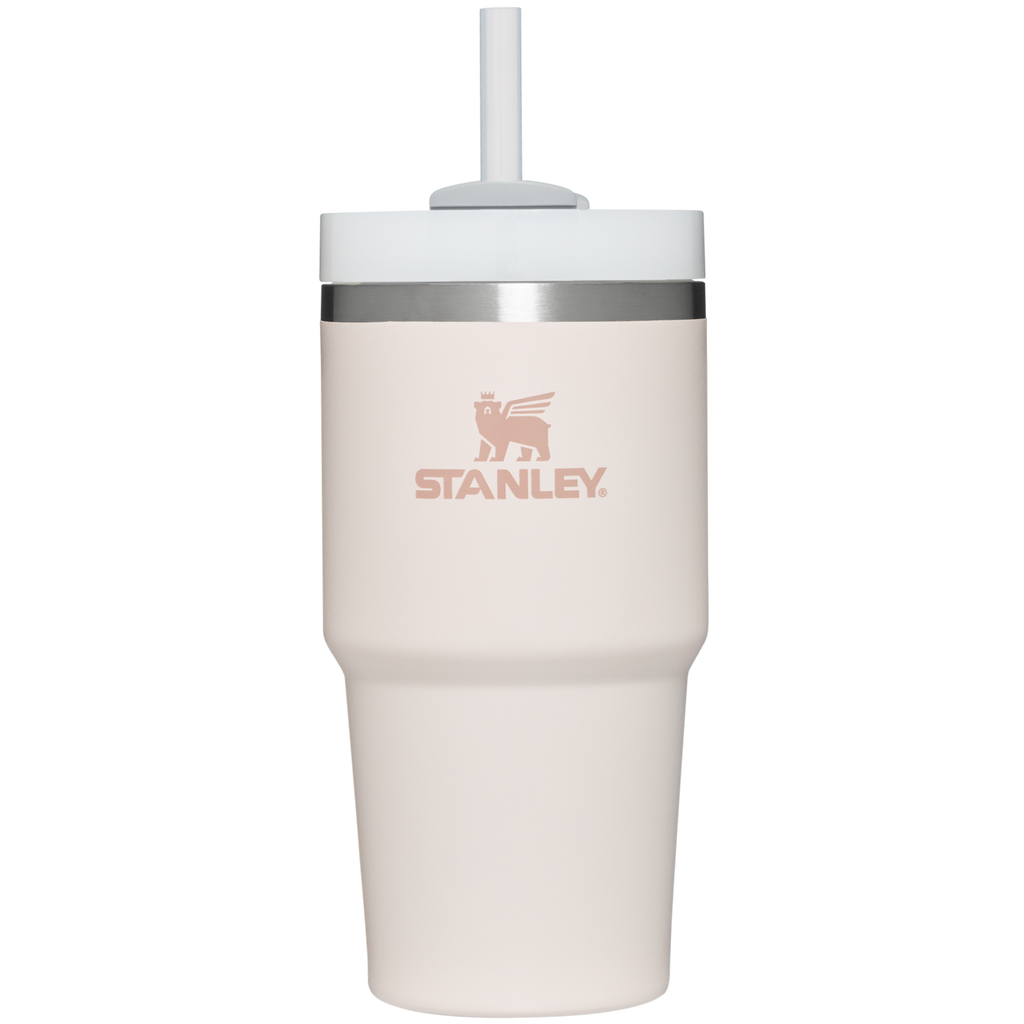 Insulated Travel The Quencher H2.0 Flowstate Tumbler D030T - Premium Stainless Steel Straw Cup for All-Day Hydration - Rose Quartz