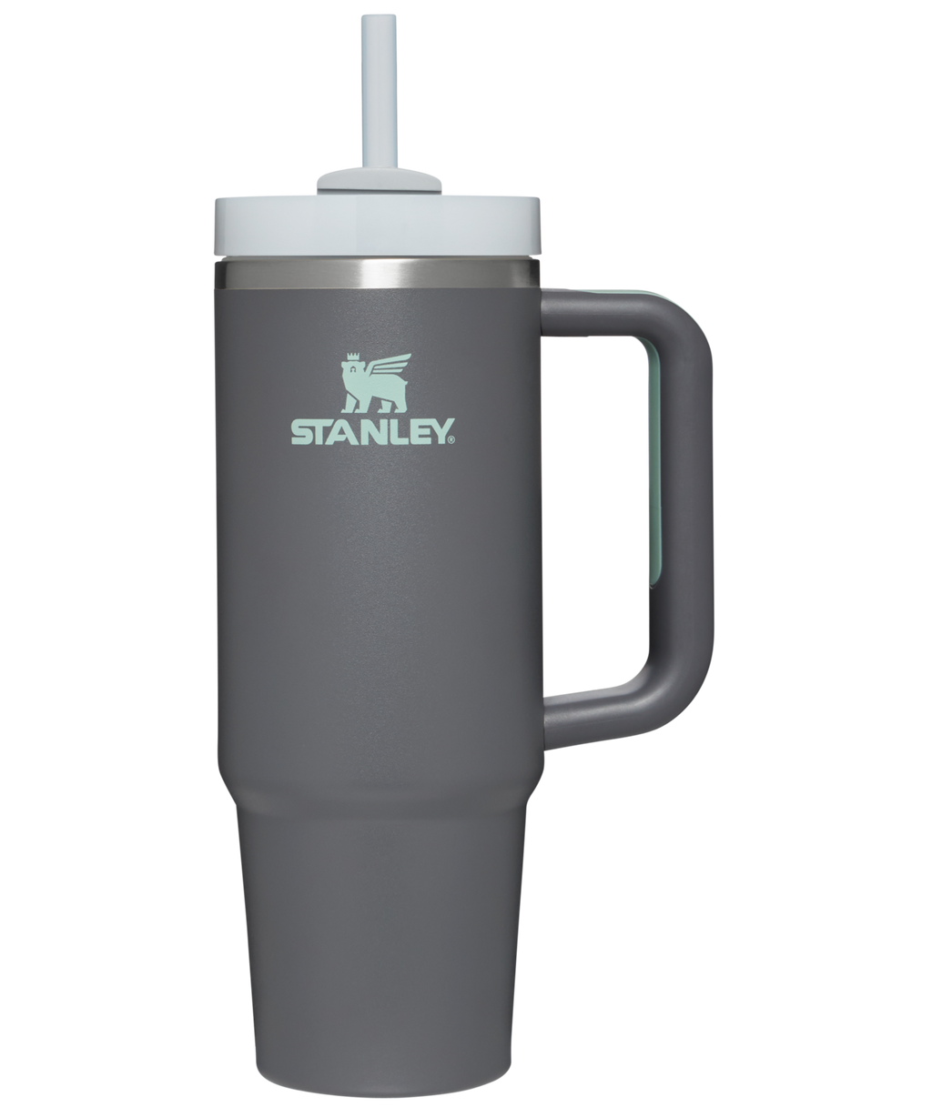 Double-Wall Vacuum The Quencher H2.0 Flowstate Tumbler | Stanley Create D331C - Double-Wall Vacuum Insulated Travel Tumbler with Straw Detail