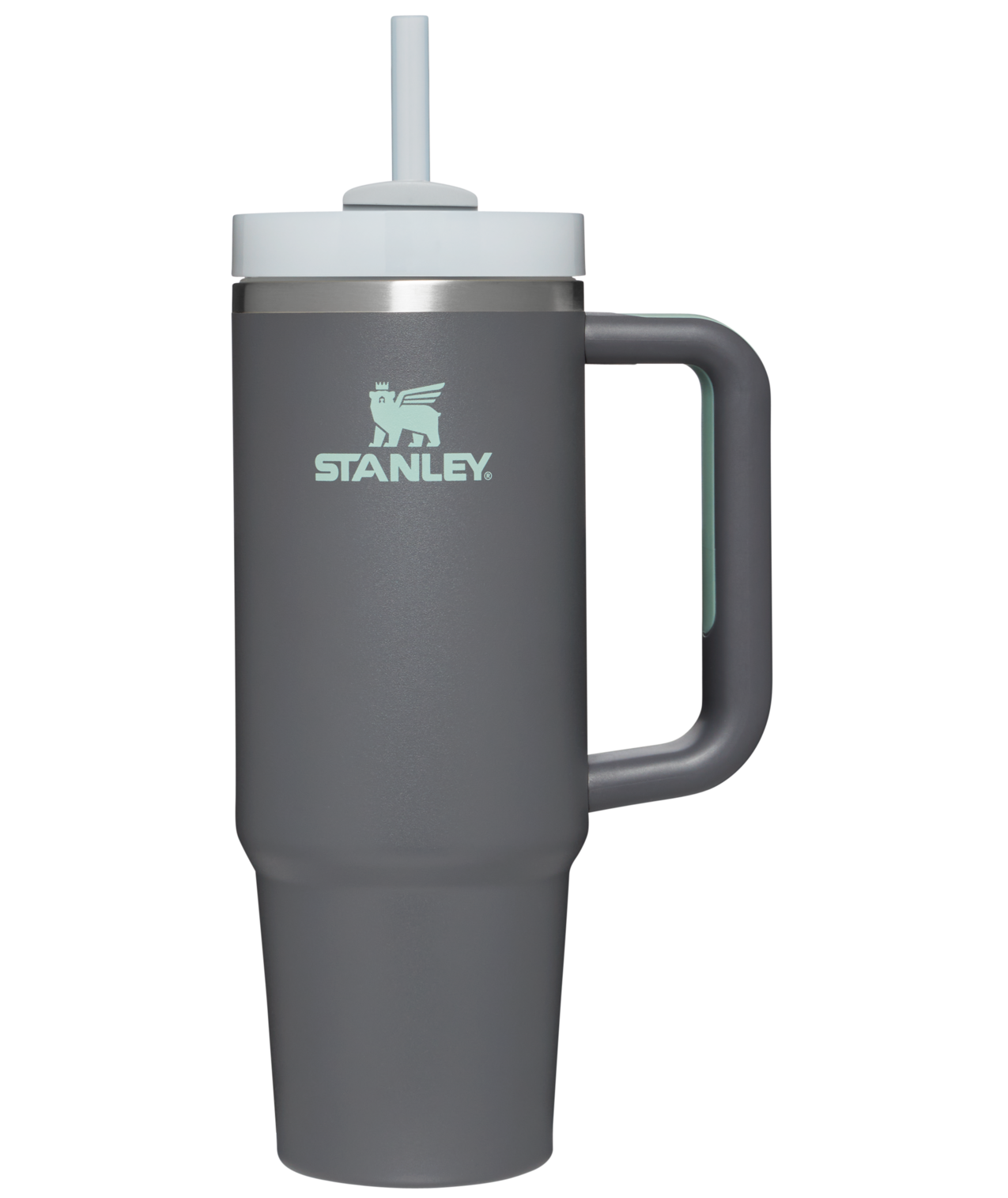 Double-Wall Vacuum The Quencher H2.0 Flowstate Tumbler | Stanley Create D331C - Double-Wall Vacuum Insulated Travel Tumbler with Straw Detail