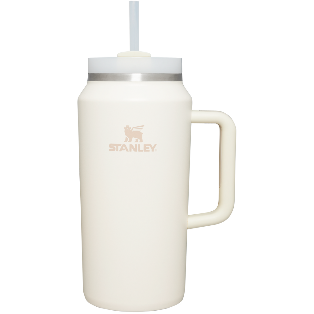 Large Capacity The Quencher H2.0 Flowstate Tumbler D033Q - 40oz Large Capacity Car-Cup Friendly Quencher - Cream
