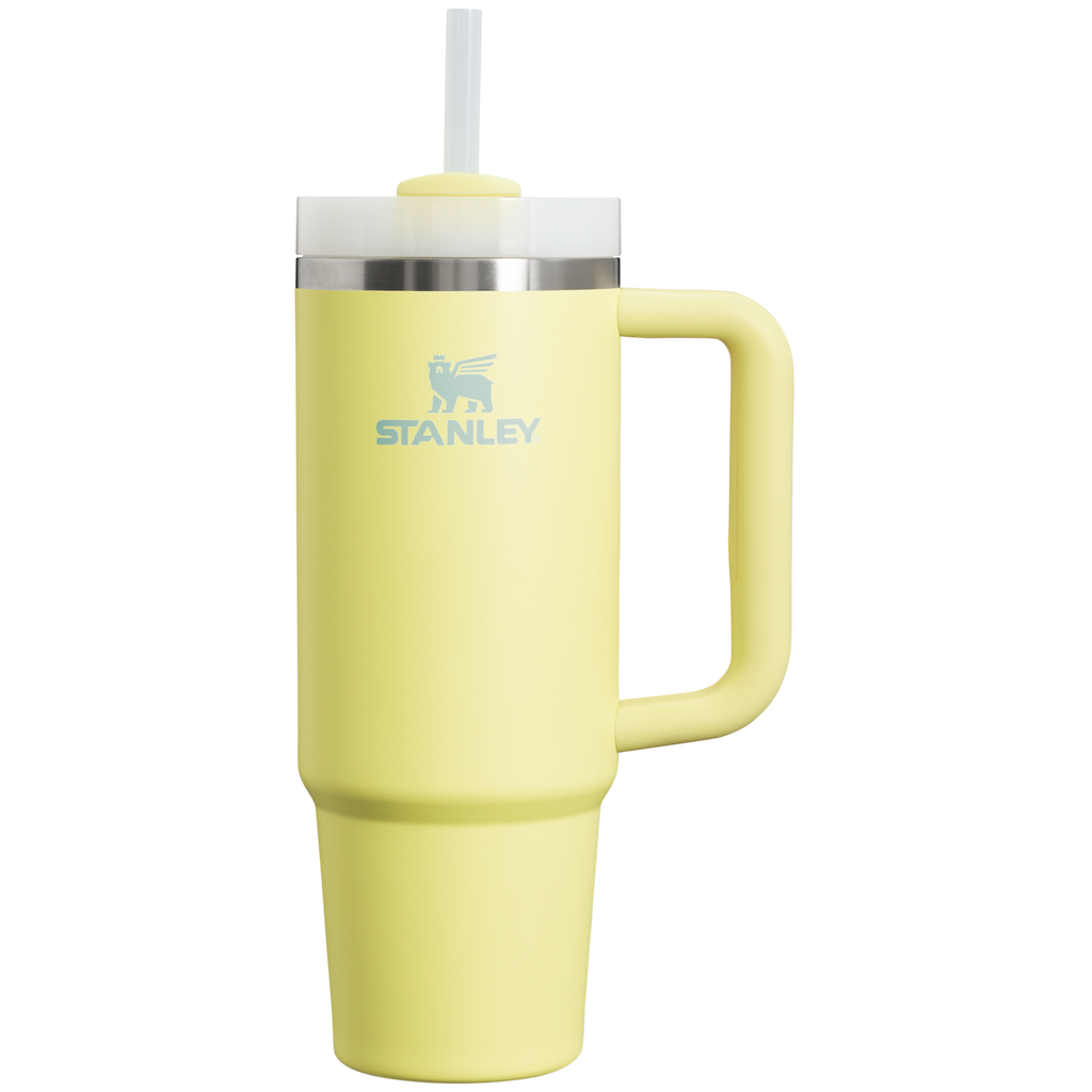 Double-Wall Vacuum The Quencher H2.0 Flowstate Tumbler | Stanley Create D331C - Double-Wall Vacuum Insulated Travel Tumbler with Straw Detail