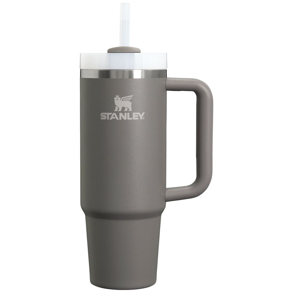 Splash-Resistant FlowState The Quencher H2.0 Flowstate Tumbler D051L - FlowState 3-Position Lid Insulated Travel Mug - Stone