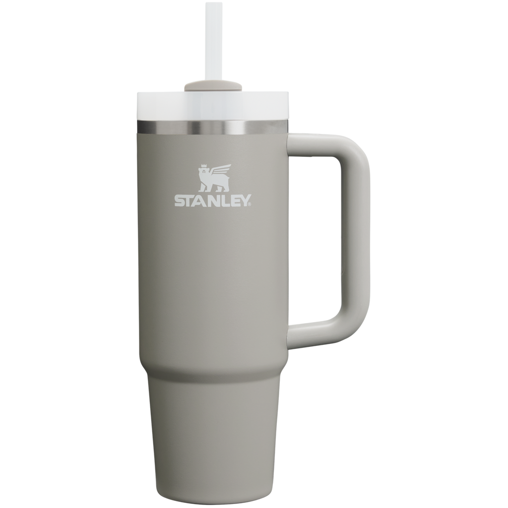 Splash-Resistant FlowState The Quencher H2.0 Flowstate Tumbler D051L - FlowState 3-Position Lid Insulated Travel Mug - Ash