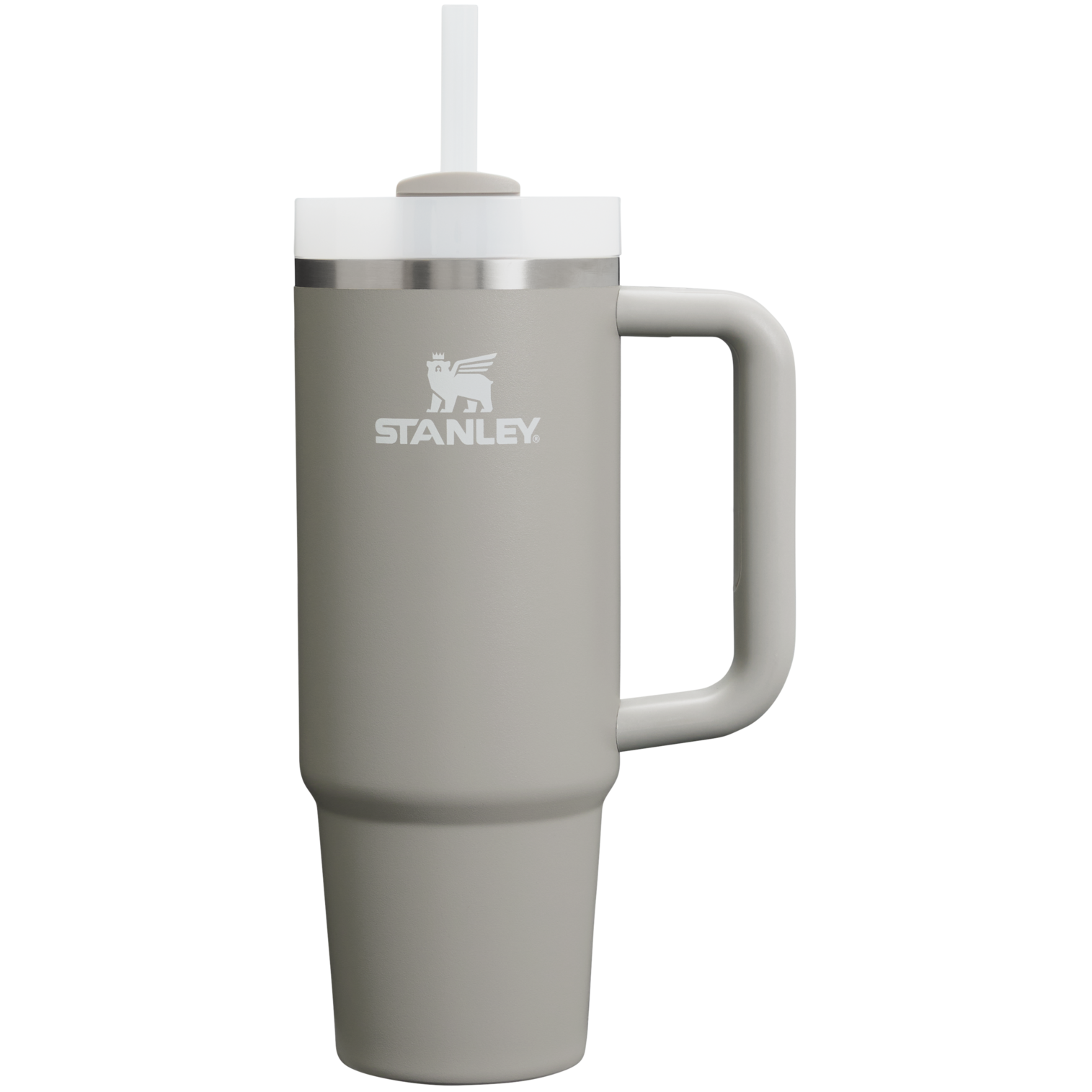 Splash-Resistant FlowState The Quencher H2.0 Flowstate Tumbler D051L - FlowState 3-Position Lid Insulated Travel Mug - Ash