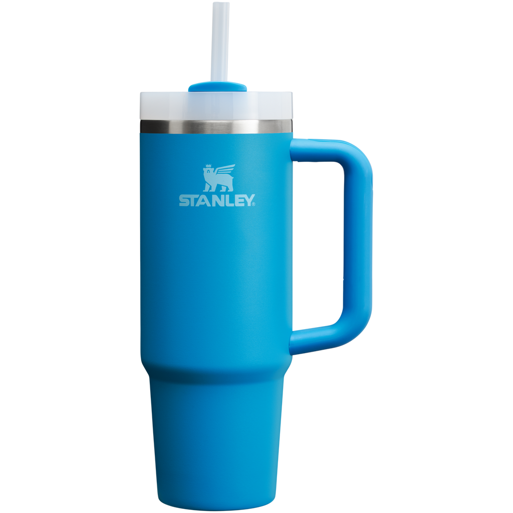 Double-Wall Vacuum The Quencher H2.0 Flowstate Tumbler | Stanley Create D331C - Double-Wall Vacuum Insulated Travel Tumbler with Straw Detail