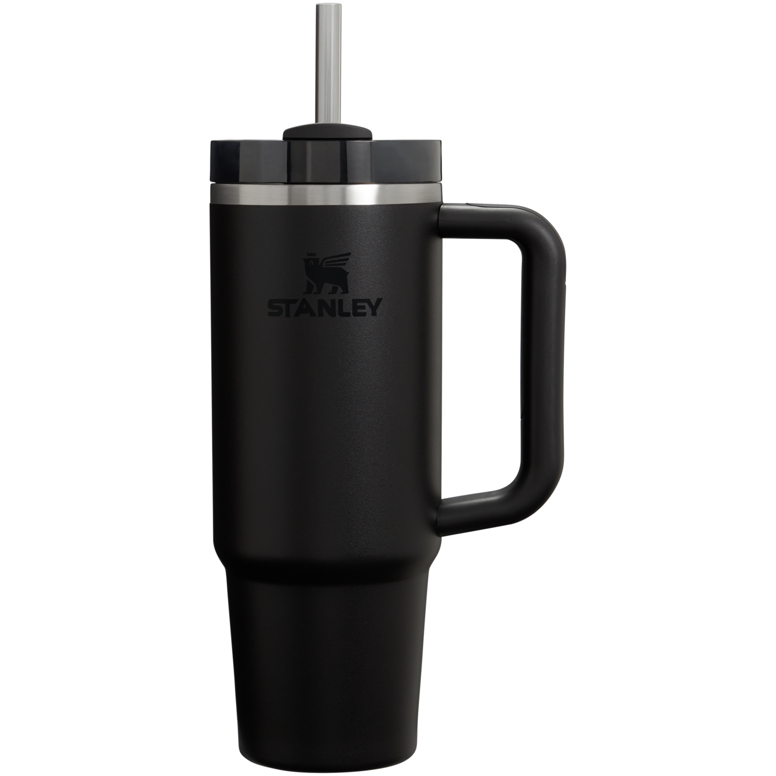 Splash-Resistant FlowState The Quencher H2.0 Flowstate Tumbler D051L - FlowState 3-Position Lid Insulated Travel Mug - Black 2.0