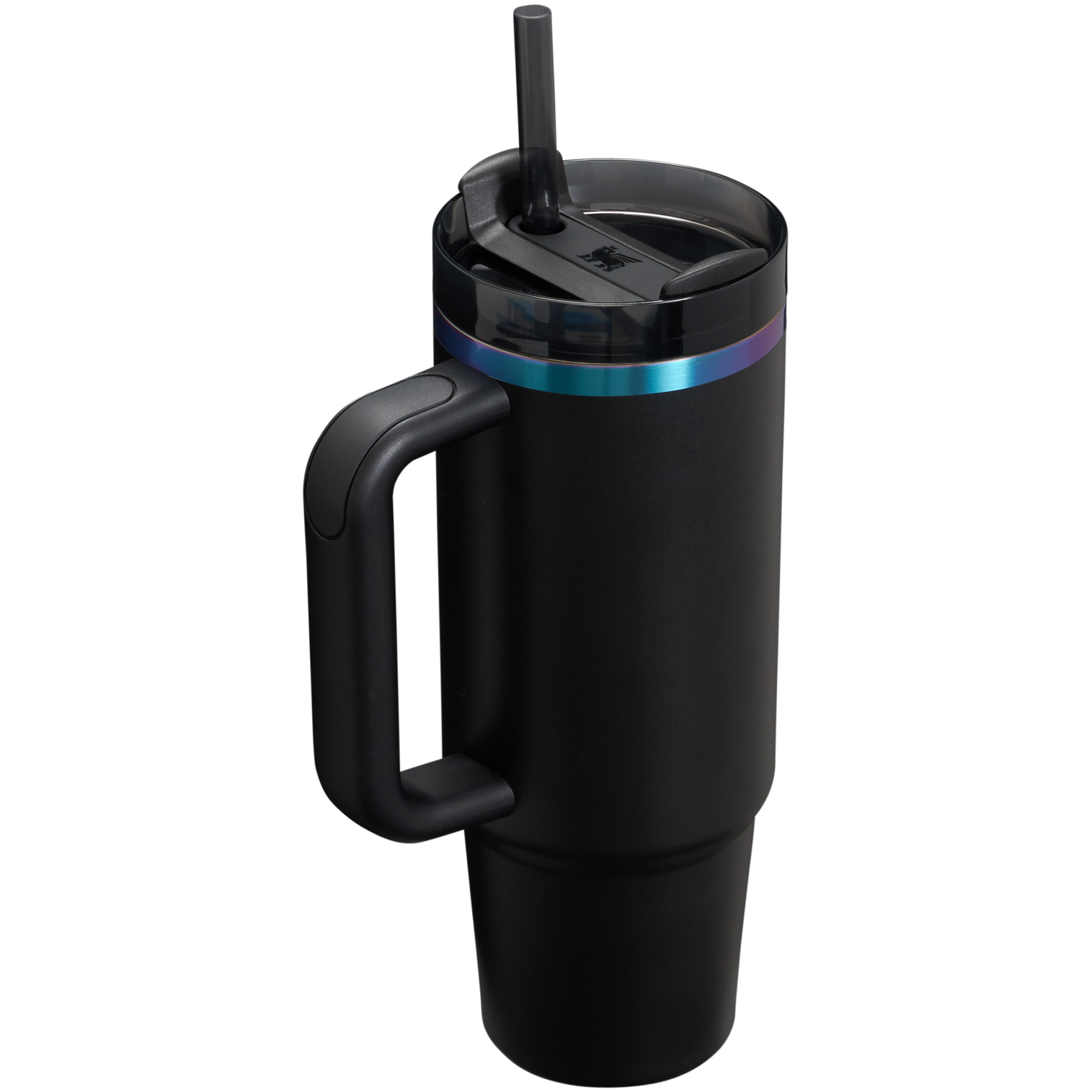 Car-Cup Friendly The Black Chroma Quencher H2.0 Flowstate Tumbler D107W - FlowState 3-Position Lid Insulated Travel Mug Detail
