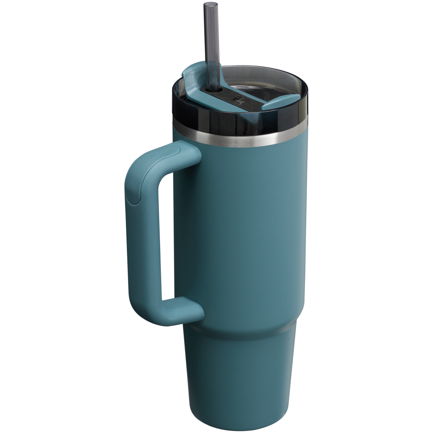 Double-Wall Vacuum The Quencher H2.0 Flowstate Tumbler | Stanley Create D331C - Double-Wall Vacuum Insulated Travel Tumbler with Straw Detail