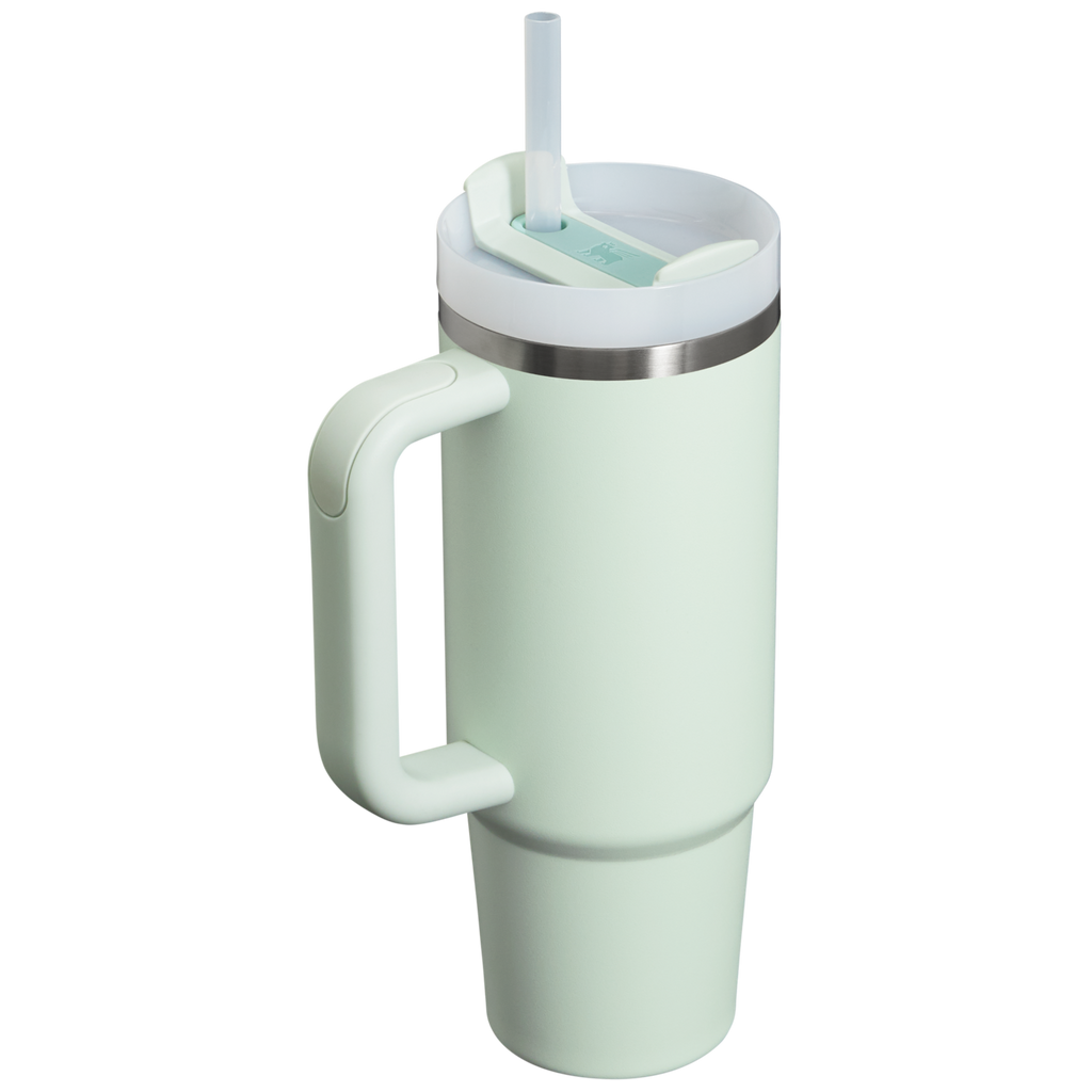 Double-Wall Vacuum The Quencher H2.0 Flowstate Tumbler | Stanley Create D331C - Double-Wall Vacuum Insulated Travel Tumbler with Straw Detail