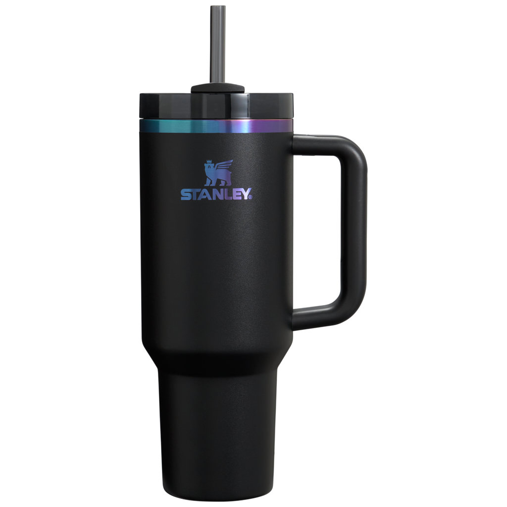 Splash-Resistant FlowState The Black Chroma Quencher H2.0 Flowstate Tumbler D252B - Double-Wall Vacuum Insulated Travel Tumbler with Straw - Default Title