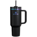 Splash-Resistant FlowState The Black Chroma Quencher H2.0 Flowstate Tumbler D252B - Double-Wall Vacuum Insulated Travel Tumbler with Straw - Default Title