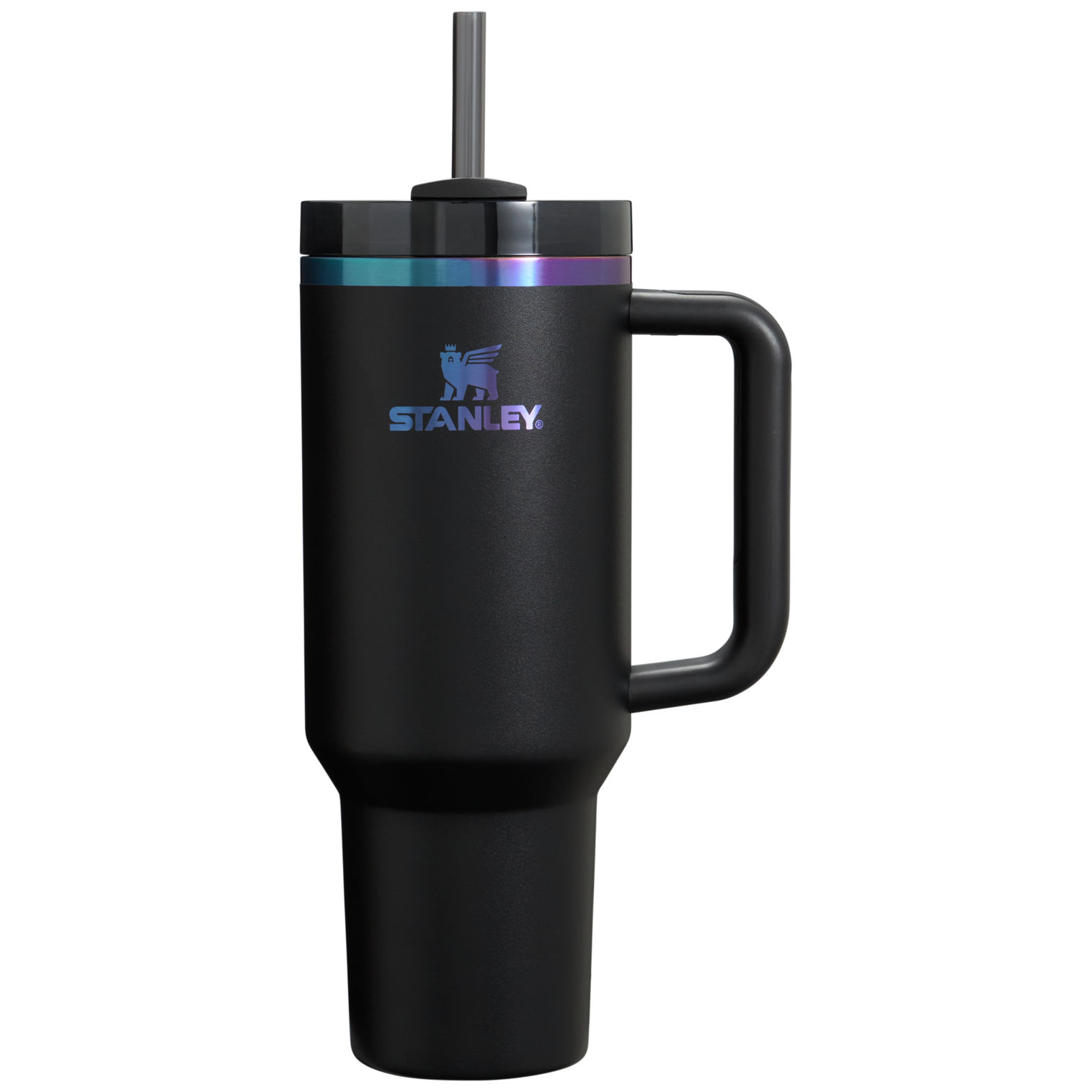 Splash-Resistant FlowState The Black Chroma Quencher H2.0 Flowstate Tumbler D252B - Double-Wall Vacuum Insulated Travel Tumbler with Straw - Default Title
