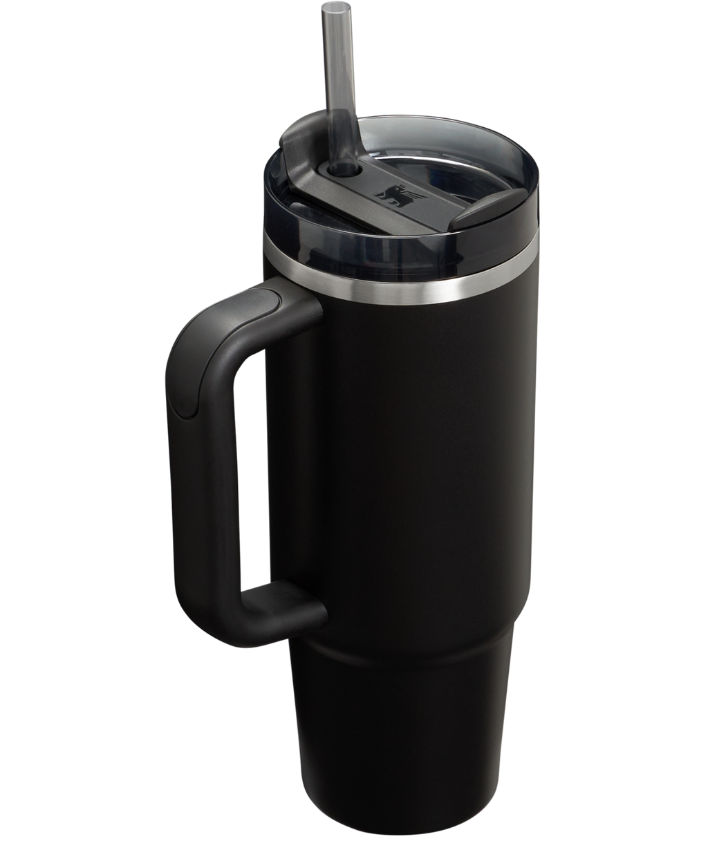 Double-Wall Vacuum The Quencher H2.0 Flowstate Tumbler | Stanley Create D331C - Double-Wall Vacuum Insulated Travel Tumbler with Straw Detail