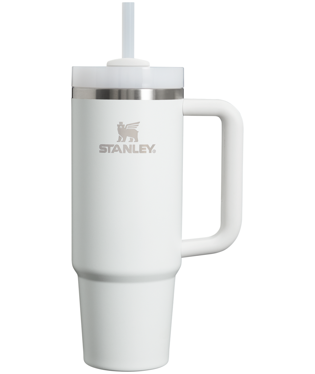 Double-Wall Vacuum The Quencher H2.0 Flowstate Tumbler | Stanley Create D331C - Double-Wall Vacuum Insulated Travel Tumbler with Straw - Frost