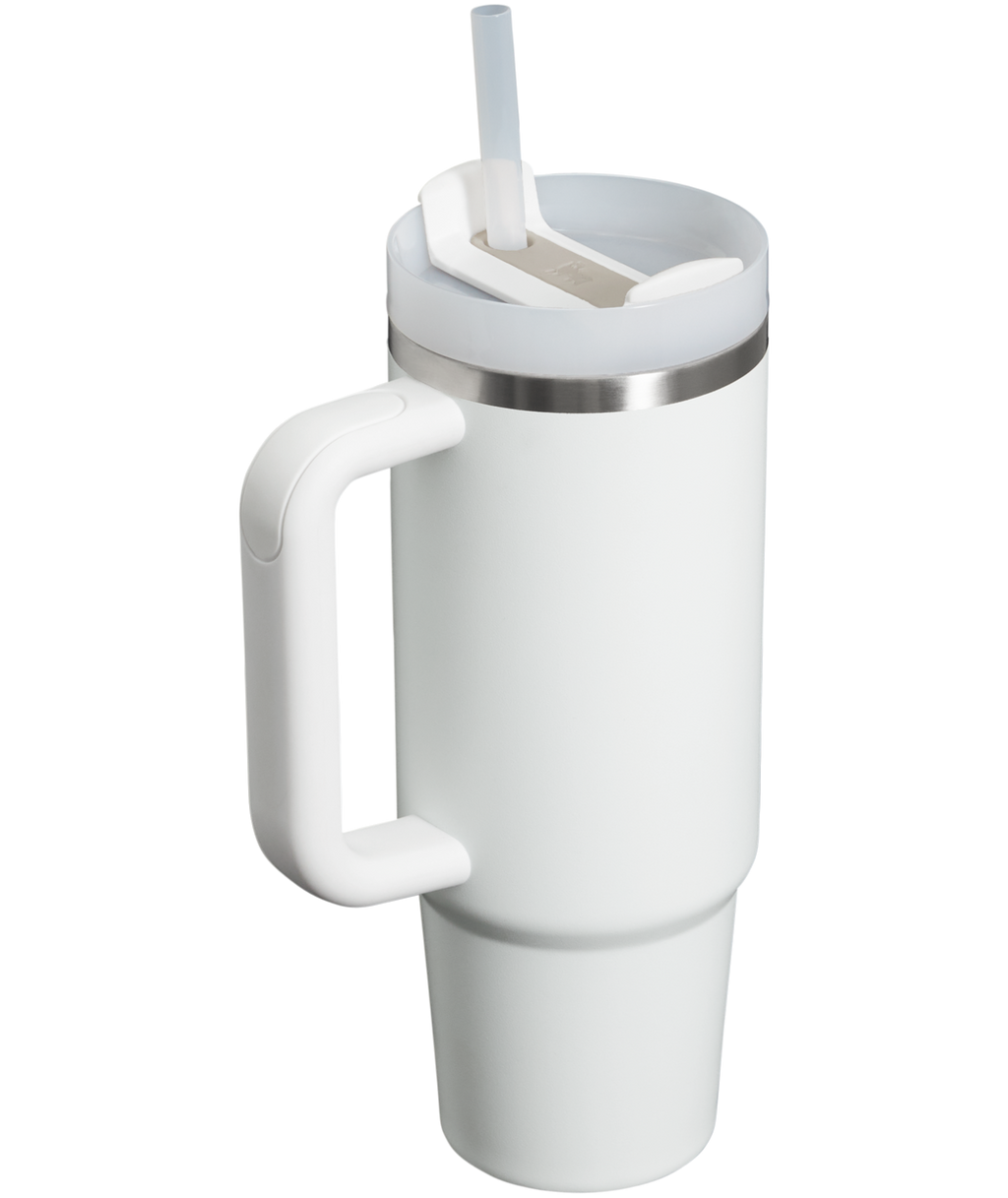 Double-Wall Vacuum The Quencher H2.0 Flowstate Tumbler | Stanley Create D331C - Double-Wall Vacuum Insulated Travel Tumbler with Straw Detail