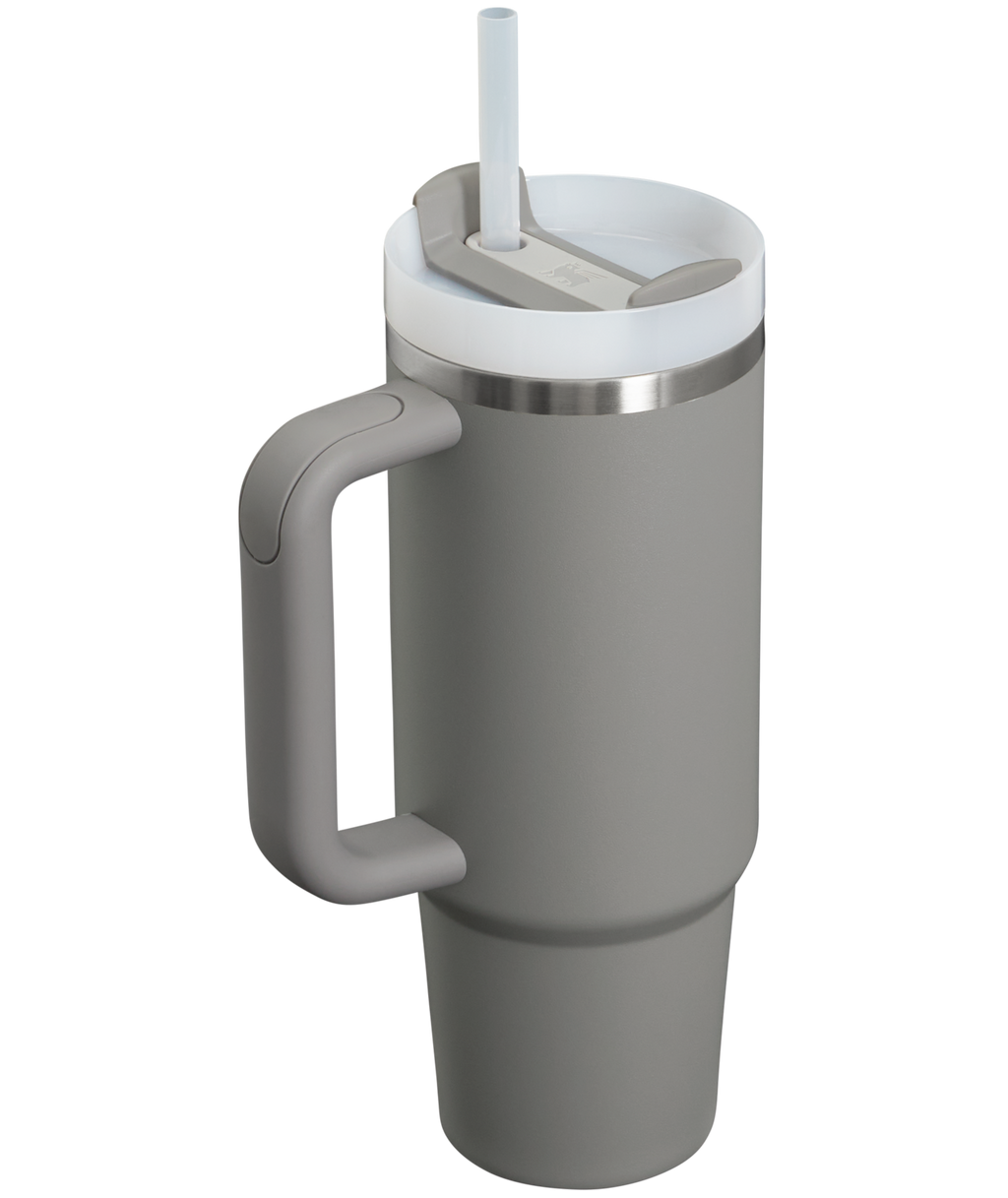 Double-Wall Vacuum The Quencher H2.0 Flowstate Tumbler | Stanley Create D331C - Double-Wall Vacuum Insulated Travel Tumbler with Straw Detail