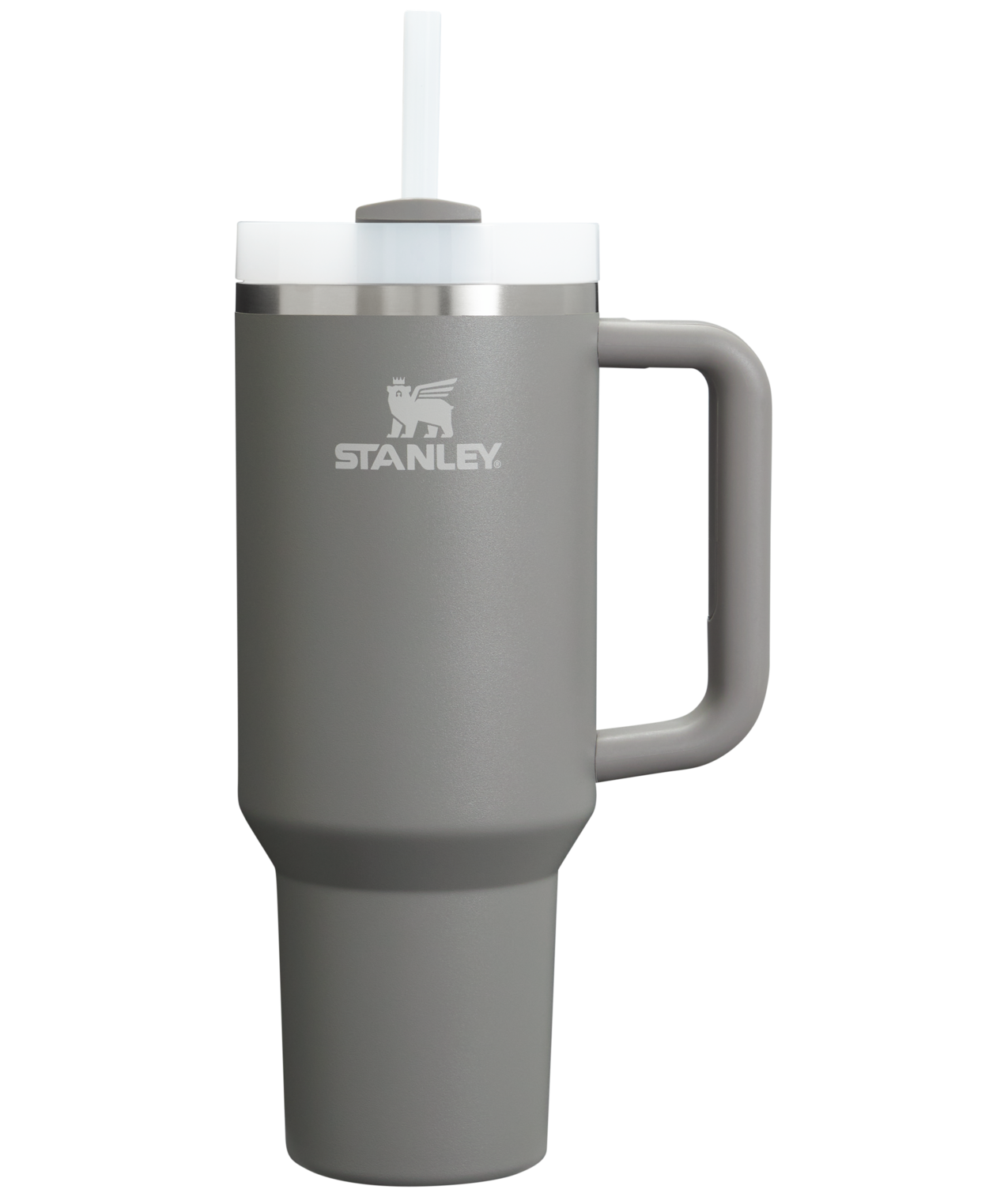 Insulated Travel The Quencher H2.0 Flowstate Tumbler  | Stanley Create D332L - Premium Stainless Steel Straw Cup for All-Day Hydration - Stone