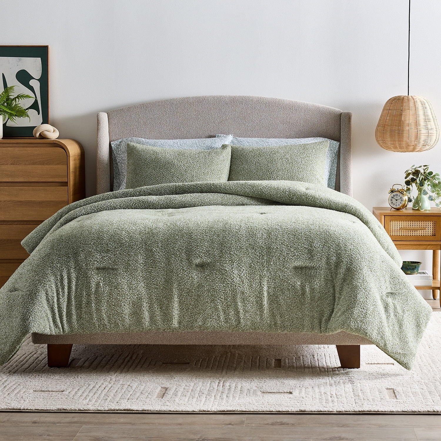 Heavyweight Warmth King, Comforter Set with Shams - Soft and Cozy, Green - Cloud-Like Soft Lightweight Bed Comforter - Default Title