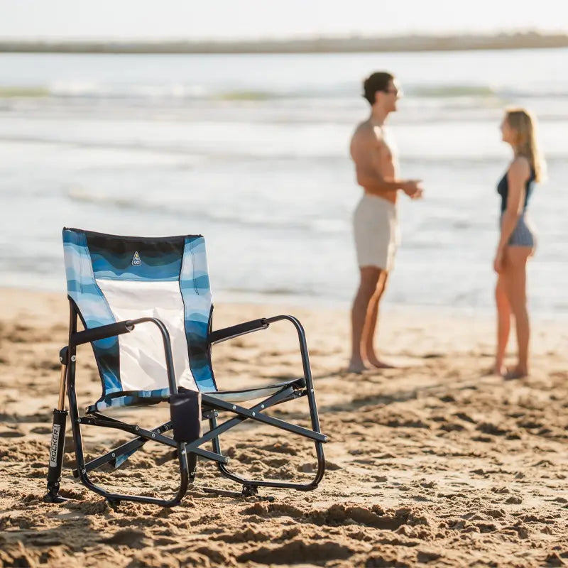 Heavy-Duty Freestyle Beach Rocker - Choice 712 - Freestyle Rocker Portable Outdoor Folding Chair Detail
