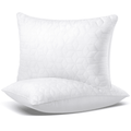 Ergonomic Memory Foam Bed Pillows Queen Size Set of 2, Hotel Gusseted Pillows for Sleeping, Alternative to Down Pillows, Soft Supportive & ... - Orthopedic Shredded Foam Bed Pillow Set - Default Title