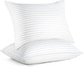 Orthopedic Support Pillow for Beds 2 Pack Queen Size Pillows Set of 2 Hypoallergenic Hotel Down Alternative Pillow for Side and Back Sle... - Decorative Throw Pillow Cushion for Sofa & Bed - Default Title
