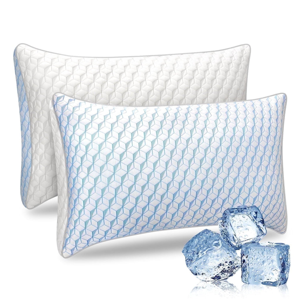 Hotel Collection Bed Pillows, Pillows for Bed Queen Size 2 Pack, Premium Down Alternative Luxury Hotel Pillows Set of 2, Cooling Pillo... - Decorative Throw Pillow Cushion for Sofa & Bed - Default Title