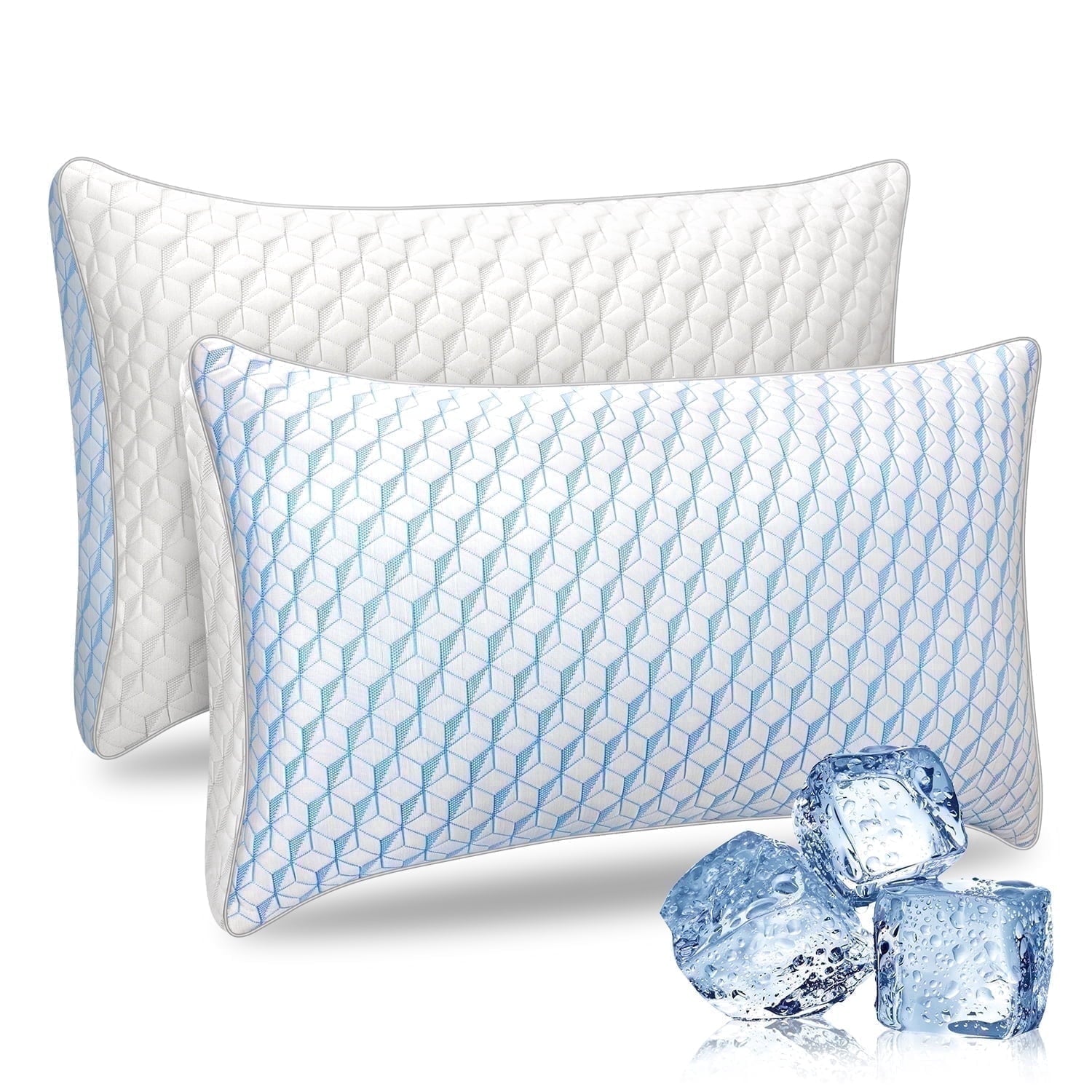 Hotel Collection Bed Pillows, Pillows for Bed Queen Size 2 Pack, Premium Down Alternative Luxury Hotel Pillows Set of 2, Cooling Pillo... - Decorative Throw Pillow Cushion for Sofa & Bed - Default Title