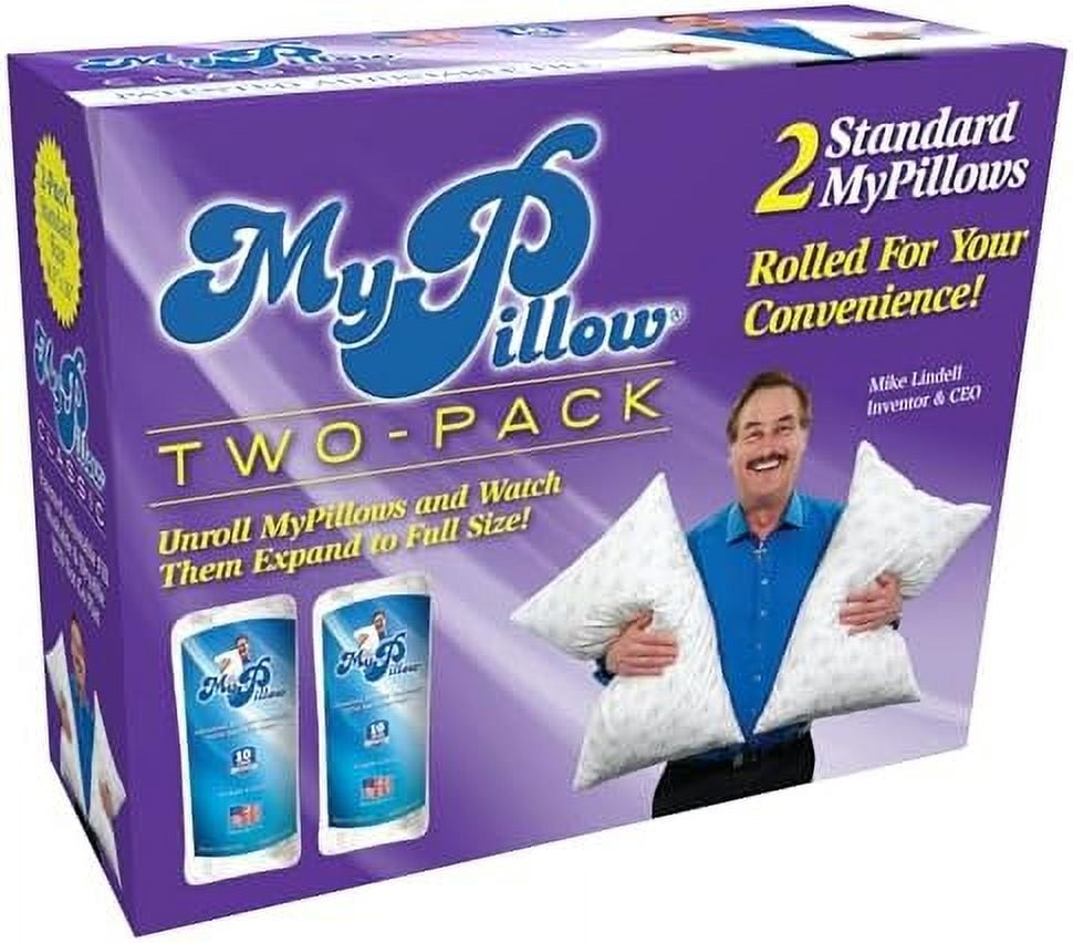 Fluffy Shredded Bedding Bed Pillows for Sleeping Standard Size, Set of 2, Back, Stomach or Side Sleepers - Classic Pillow (Standard, ... - Ergonomic Memory Foam Pillow for Neck Pain Support - Default Title