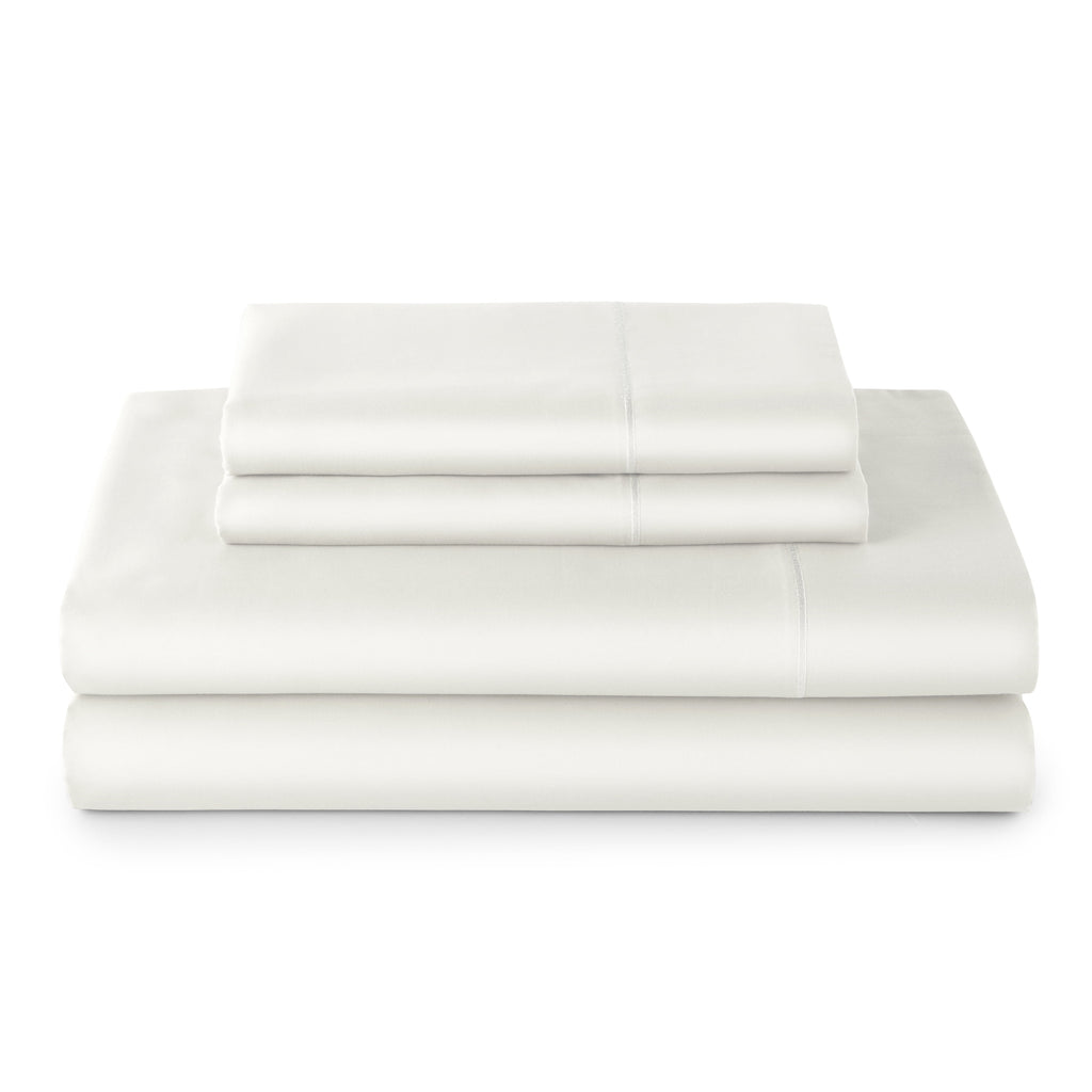 Ultra-Soft 4-Piece 400 Thread Count Vanilla Dream Performance Bed Sheet Set, King - Premium Ultra-Soft Pillowcase Pair for Sleeping - Default Title