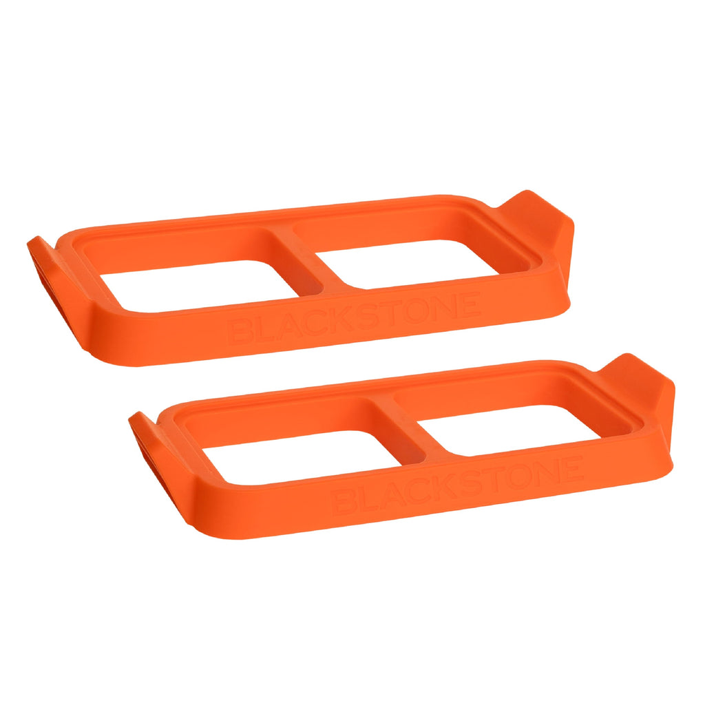 Durable Steel Silicone Egg Ring Tray Set with Heat-Resistant Handles, 2-Piece - Professional Kitchen Tool for Culinary Enthusiasts - Default Title