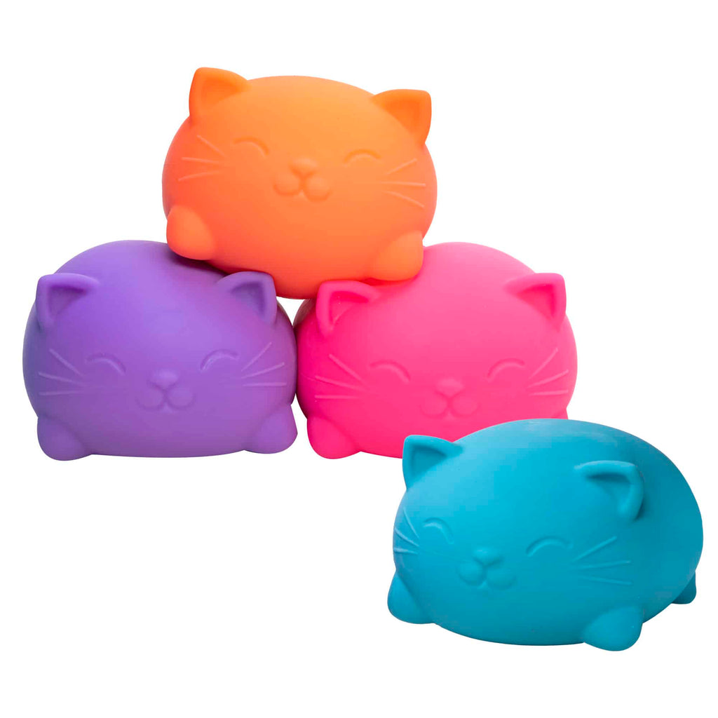 Cute Collectible Super NeeDoh Cool Cats | Select Opal Prairie - Collectible Shaggy Monster Squishable Toy Detail