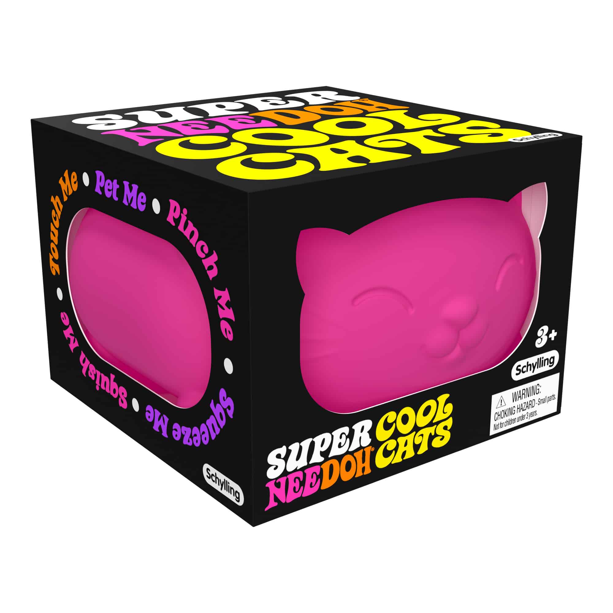Cute Collectible Super NeeDoh Cool Cats | Select Opal Prairie - Collectible Shaggy Monster Squishable Toy - Surprise Me! (Random Color)