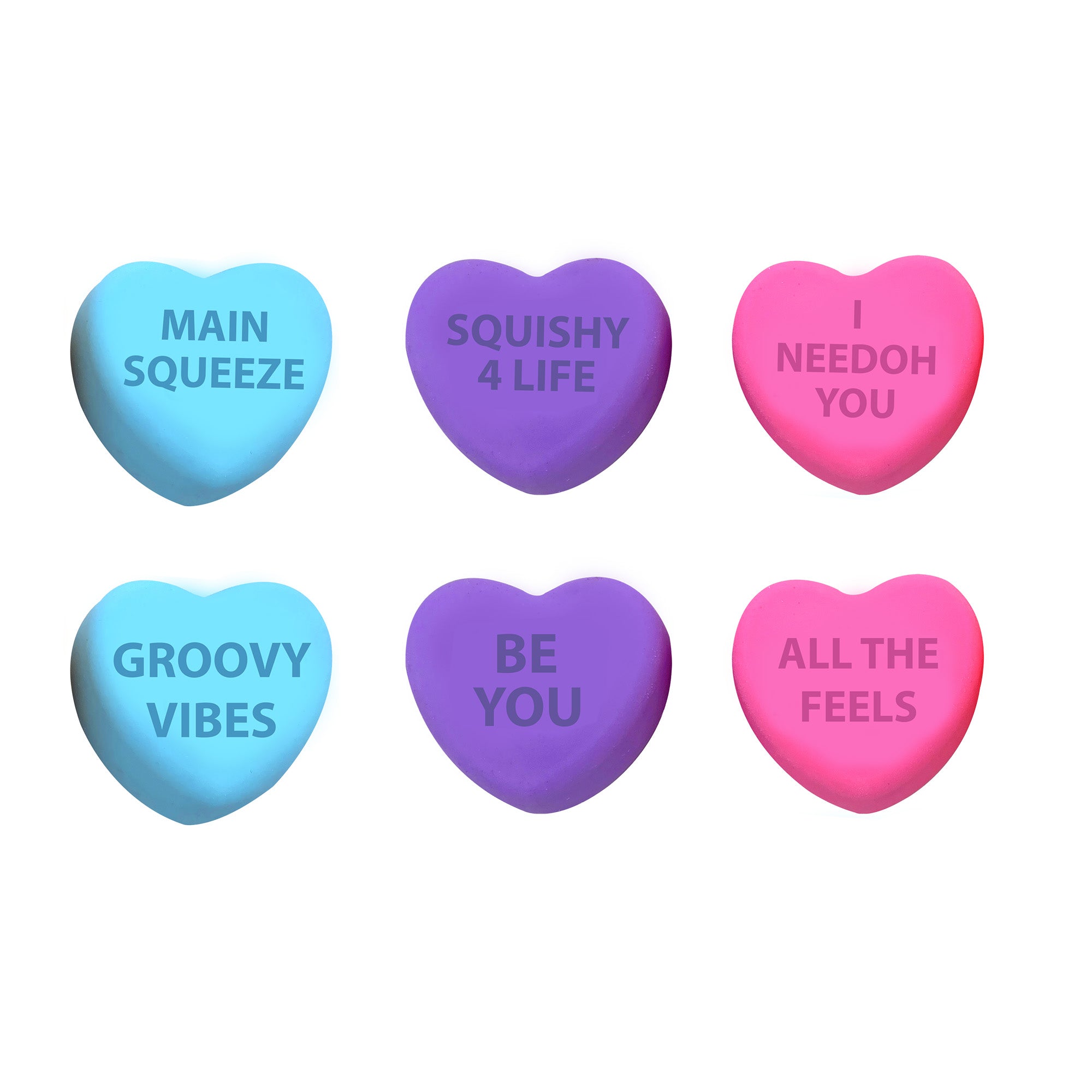 Whimsical Doughnut NeeDoh Color Change Squeeze Heart | Reserve Opal Summit - Squishy Dohnut Sweet Treat Shaped Stress Toy - Surprise Me! (Random Color)
