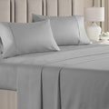 Breathable Luxury 4-Piece 400 Thread Count Cotton Sheet Set - King Size 100% Cotton Sateen Bed Sheets Fits 18"-24" Mattresse... - Breathable Egyptian Cotton Flat & Fitted Sheets - Default Title