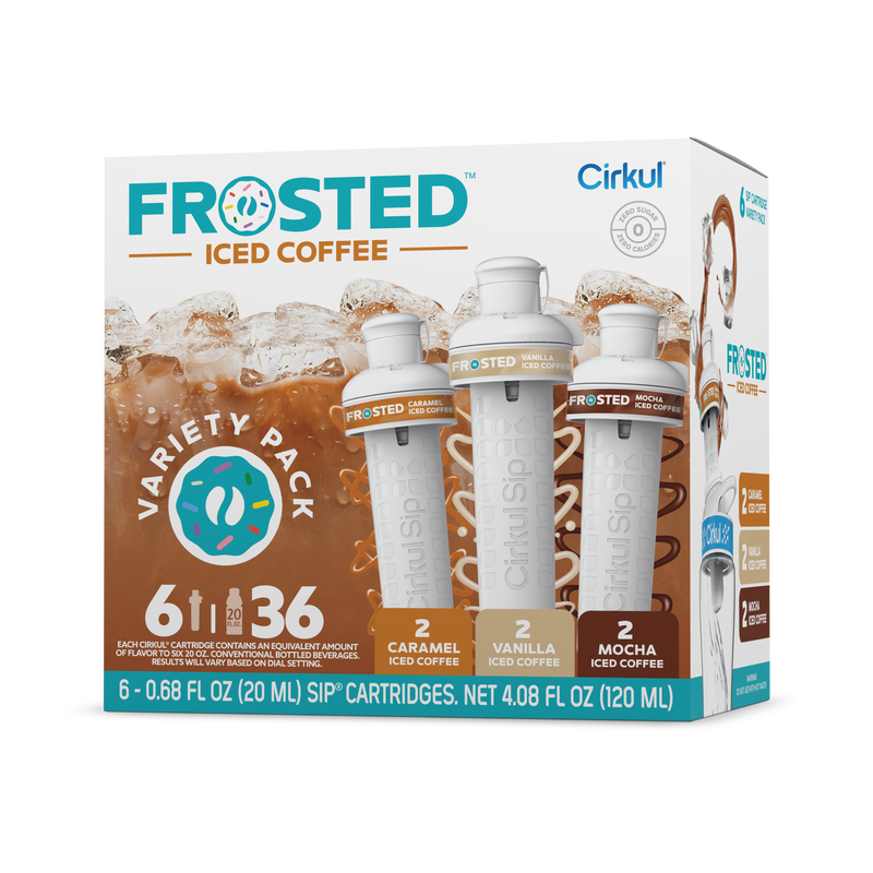 Natural Fruit Flavored Frosted Iced Coffee 6-Pack Variety Pack RAJT - Vitamin-Infused Natural Refreshing Flavor Core - Default Title