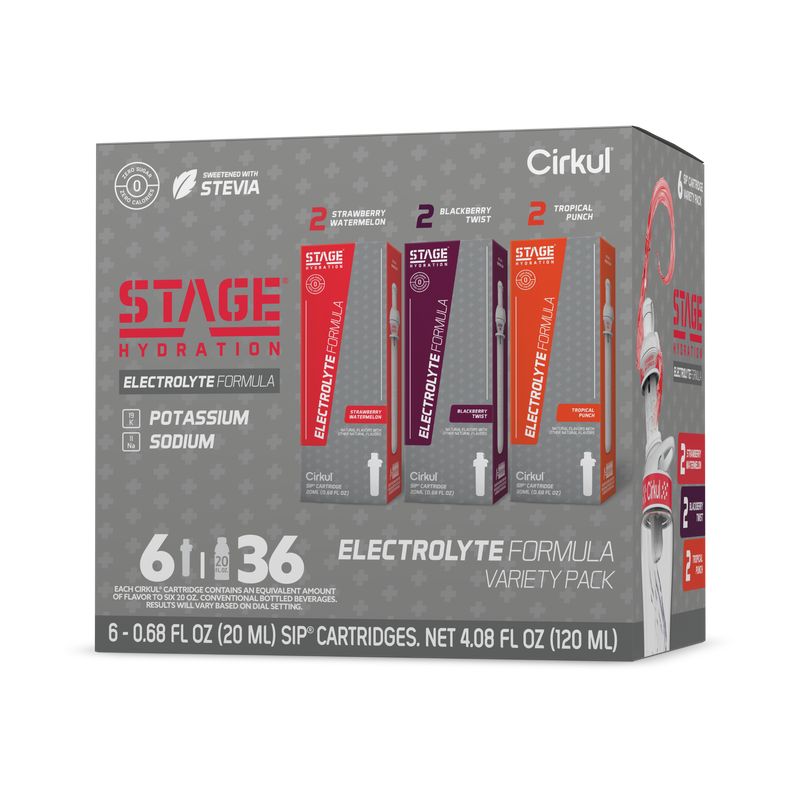 Natural Fruit Flavored Stage 6-Pack Variety Pack 4ZSP - Sugar-Free Fruit Flavor Cartridge Refill - Default Title