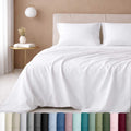 Premium Egyptian Cotton 100% Cotton Queen Sheets Set - 600 Thread Count 100% Cotton Sheets Queen, Sateen Deep Pocket Adult/Teen 4 Piece Bed Sh - Cooling Hotel Quality Bedding Sheets and Pillowcases - Default Title