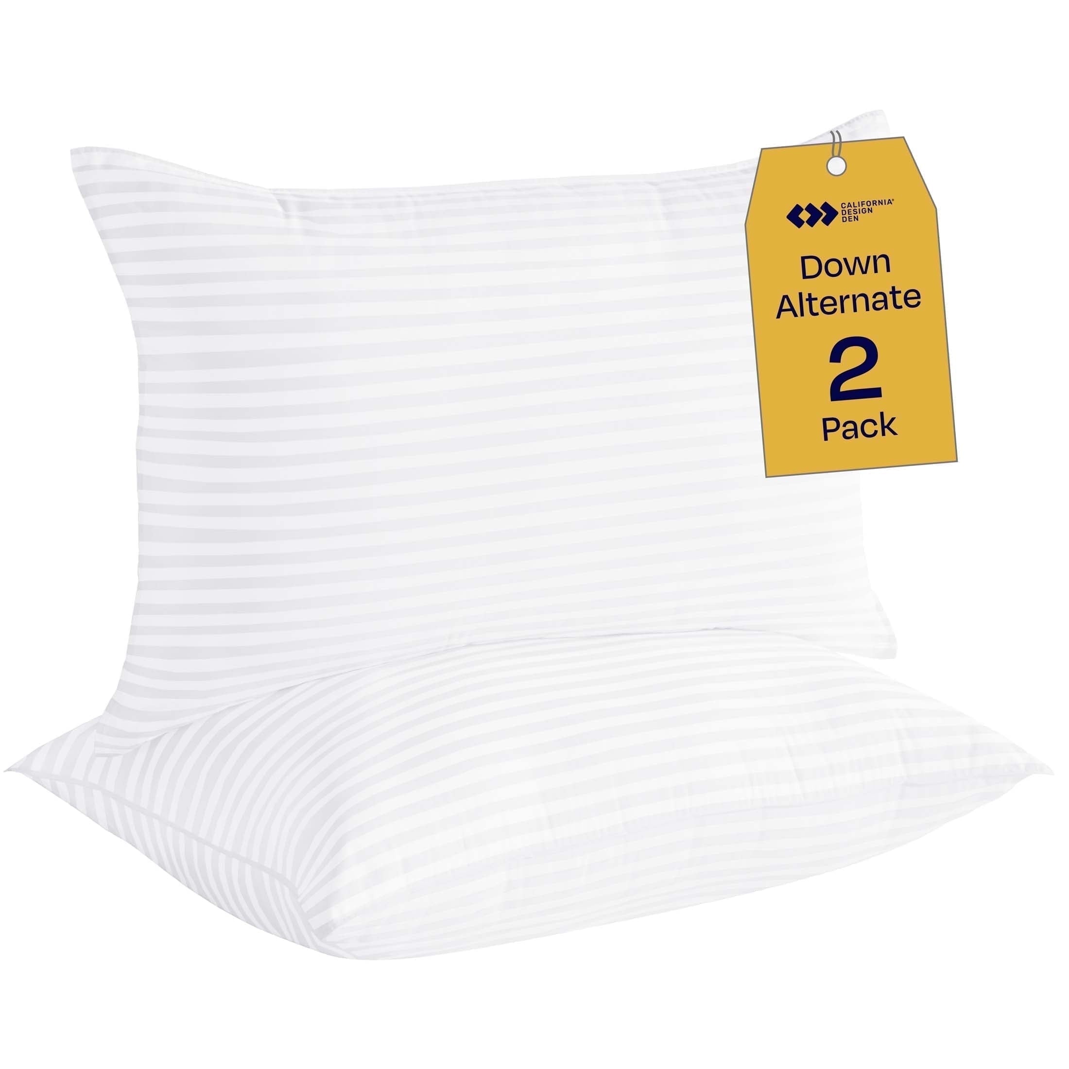 Hotel Collection 2-Pack Comfort Bed Pillows Standard size set of 2 for Sleeping, Pillows, for Back, Stomach or Side Sleepers, 20 x 26 ... - Hotel Quality Plush Sleeping Pillows - Default Title