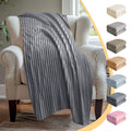 Reversible Sherpa Bunny Blanket, Super Soft & Warm Faux Rabbit Fur Throw Blanket, Lightweight Microfiber Machine Washable for Bedroom, ... - Cozy Fleece Throw Blanket for Couch & Bed - Default Title