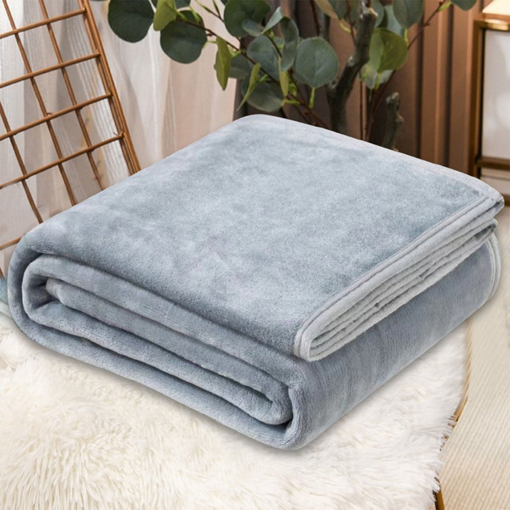Reversible Sherpa Under $5 Flannel Blanket 27.56X39.37 Inches Blanket Soft Cozy Throw Blanket for Couch, Bed, Household Blanket for All... - Super Soft Reversible Sherpa Flannel Blanket - Default Title