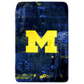 Decorative Knitted Michigan Wolverines Sublimated Soft Throw Blanket, 42" x 60" - Lightweight Plush Warm Blanket for All Seasons - Default Title