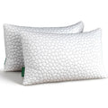 Decorative Plump Shredded Memory Foam Pillows for Sleeping, Bed Pillows Queen Size Set of 2 Pack Adjustable for Side and Back Sleeper ... - Hotel Quality Plush Sleeping Pillows - Default Title