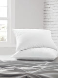 Decorative Plump Bed Pillow 2-Pack Standard/Queen Size For All Sleep Styles - Back, Side and Stomach Sleepers - Orthopedic Shredded Foam Bed Pillow Set - Default Title