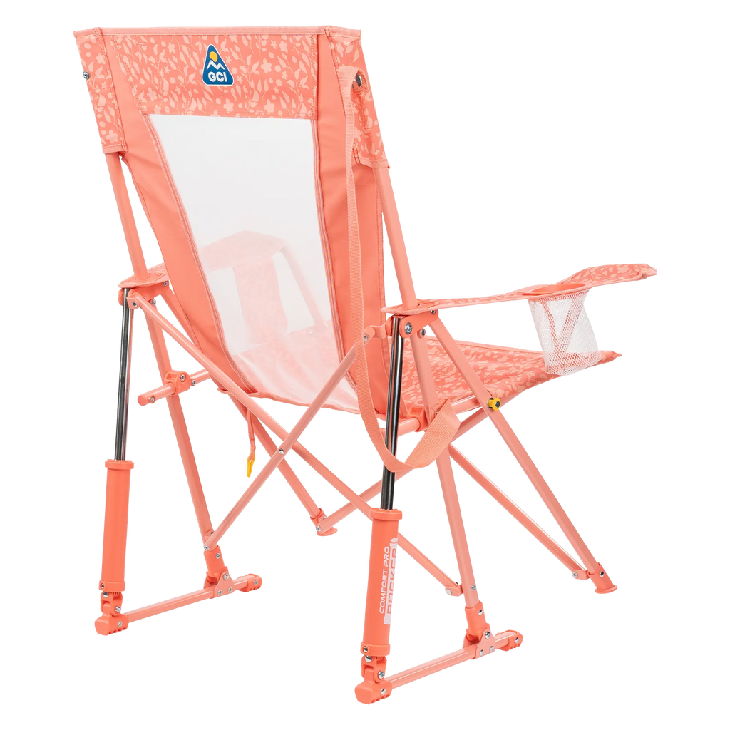 Heavy-Duty Freestyle Comfort Pro Rocker - Choice 375 - Patented Spring-Action Rocking Chair for Camping Detail