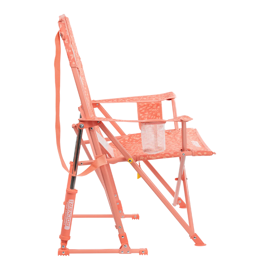 Heavy-Duty Freestyle Comfort Pro Rocker - Choice 375 - Patented Spring-Action Rocking Chair for Camping Detail