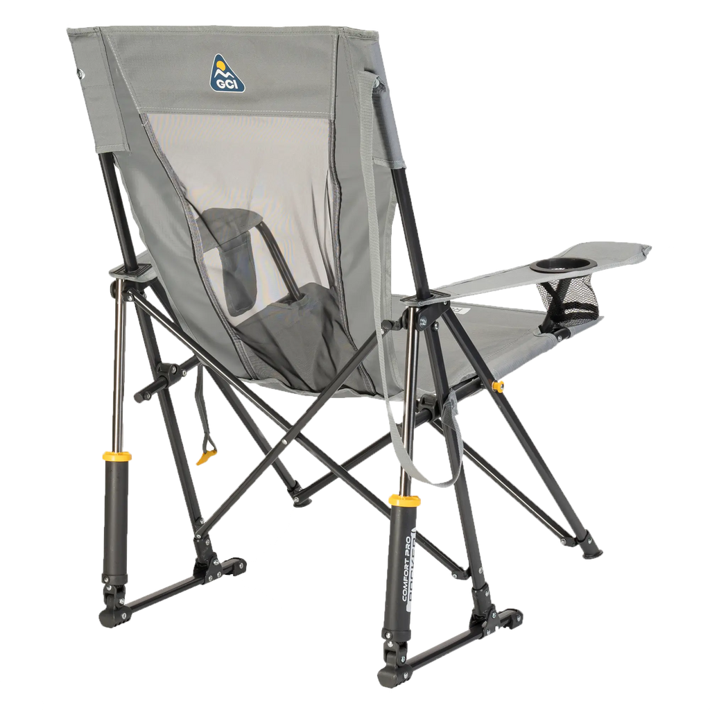 Heavy-Duty Freestyle Comfort Pro Rocker - Choice 375 - Patented Spring-Action Rocking Chair for Camping Detail