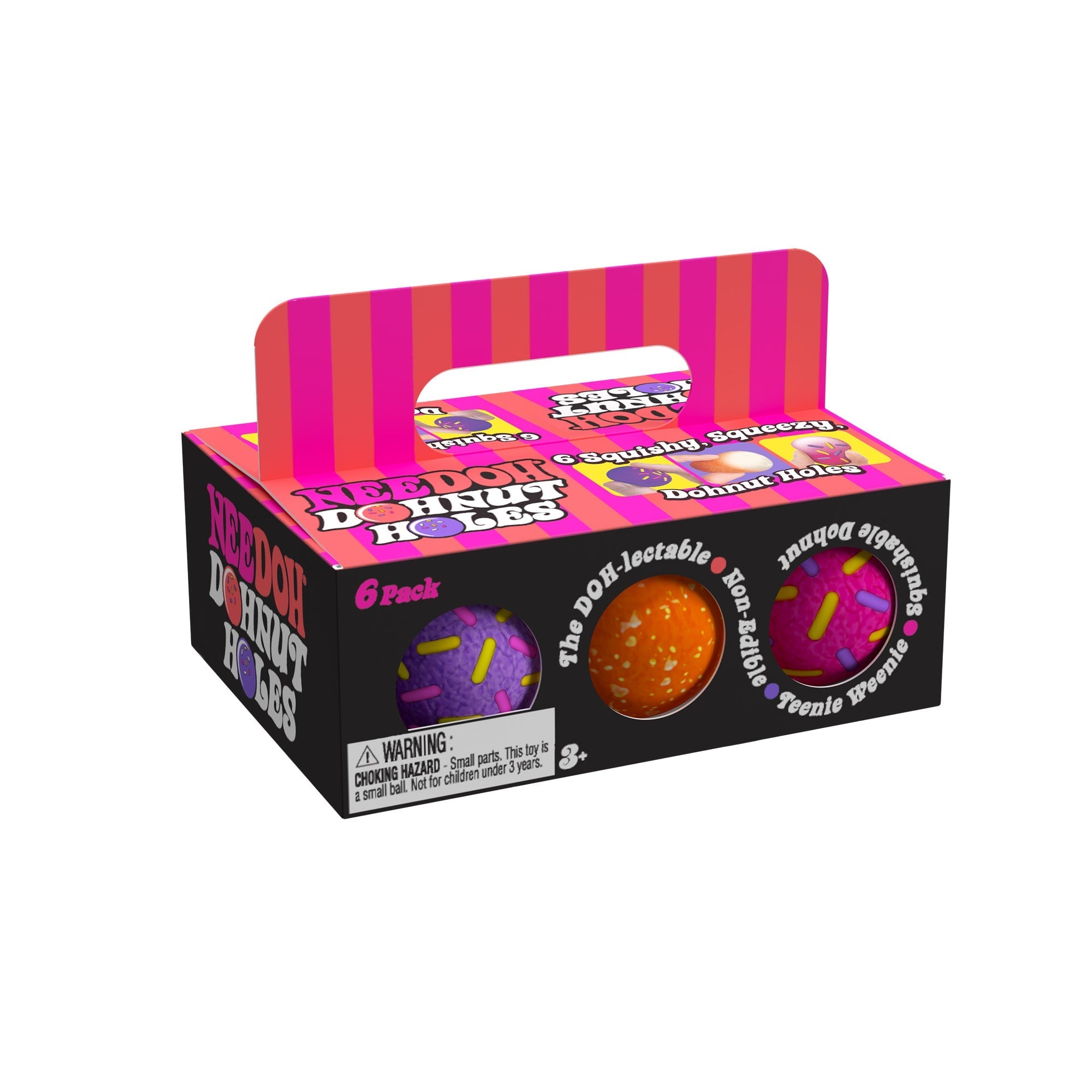 Multi-Pack Value NeeDoh Dohnut Holes | Select Prairie Summit - Micro Squishy Sensory Balls Multi-Pack Value Detail