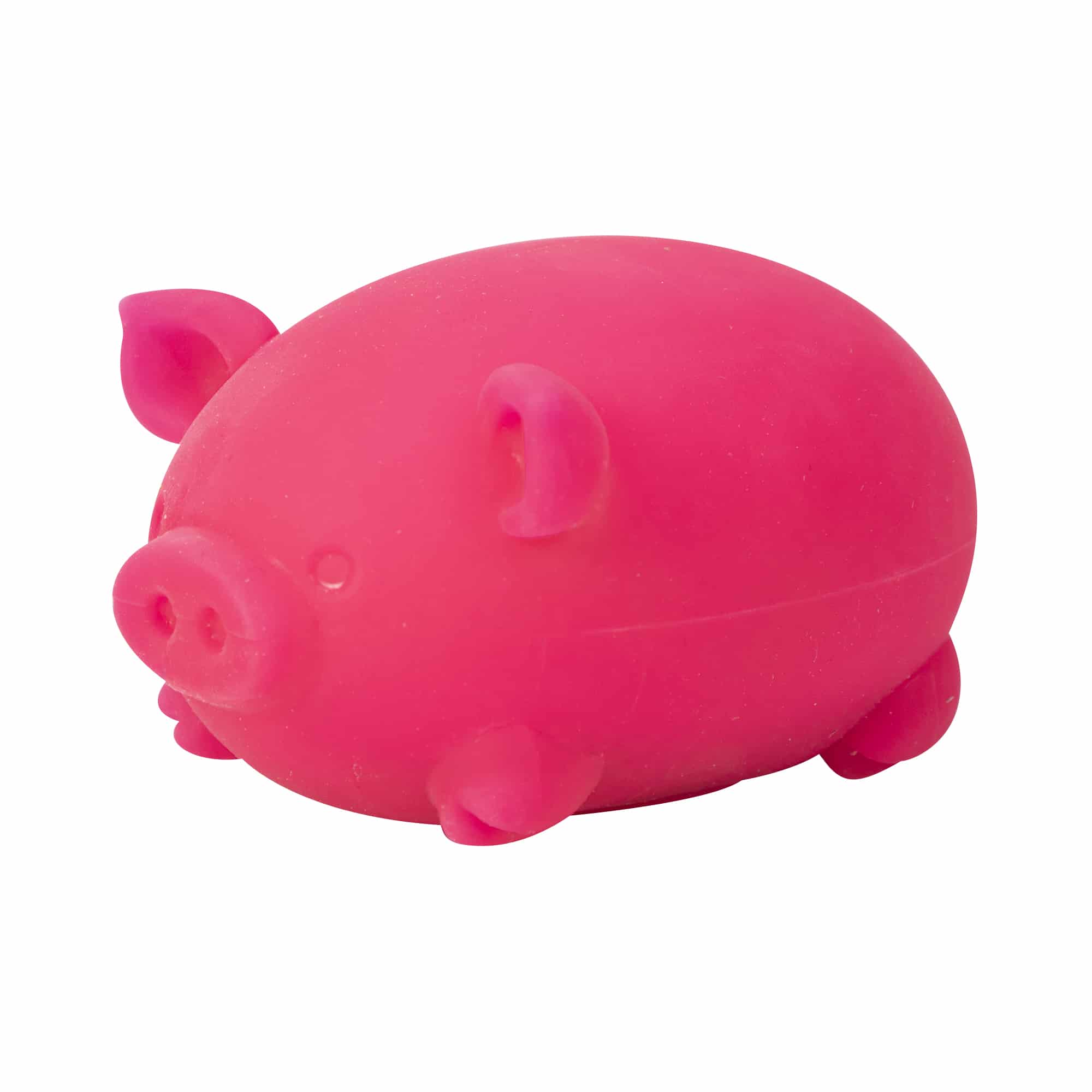 Animal-Shaped NeeDoh Dig’ It Pig | Select Velvet Canopy - Collectible Shaggy Monster Squishable Toy Detail